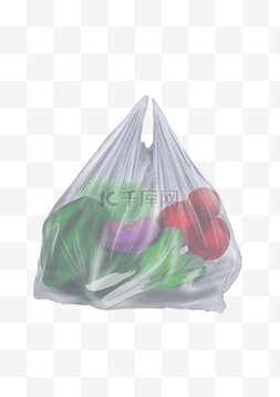 方形塑料袋透明图图片_仿真塑料袋食物蔬菜