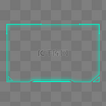 绿色科技感边框
