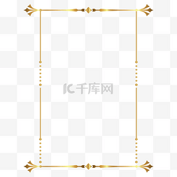 欧式边框纹理图片_金色边框纹理