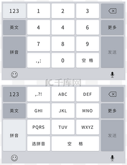 输入键盘图片_手机输入法九宫格键盘页面