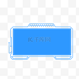 科技电商淘宝图片_电商促销科技矩形框