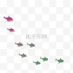 红锦鲤图片_观赏鱼鱼群