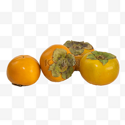 成熟的水果柿子