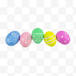 彩色花纹彩蛋图片_复活节彩蛋装饰彩色彩蛋