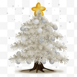 银色灯图片_圣诞节银色圣诞树