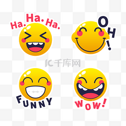 滑稽的笑图片_有趣的emoji