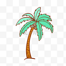 椰子树树图片_热带椰子树