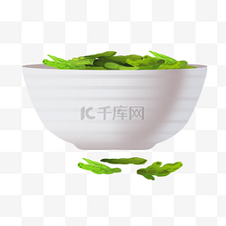 碗装绿色茶叶