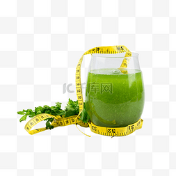 尺量图片_绿色芹菜汁蔬菜汁量尺