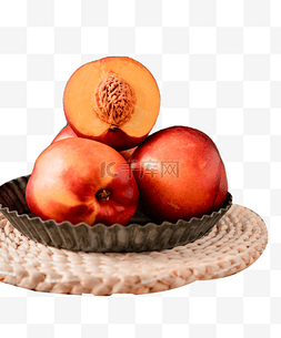 新鲜水果素材图片_桃子油桃新鲜水果