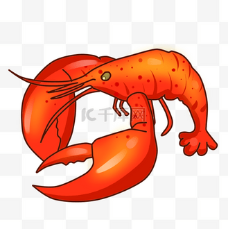 海鲜大钳子龙虾
