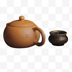 香炉和茶壶