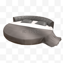 圆形沙发床