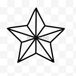五角星ui图标图片_扁平化五角星