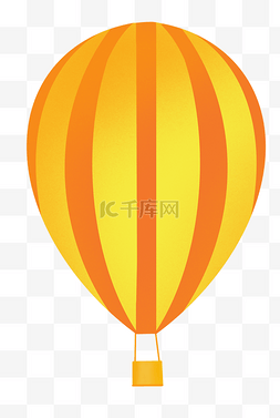 黄色的热气球图片_六一儿童节热气球
