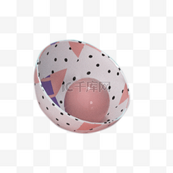 白圆球图片_白底黑点粉色圆球