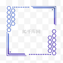 蓝色圆点渐变图片_蓝色科技文本框