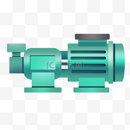 水泵加压图片_绿色消防水泵