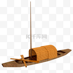 3D写实渔船