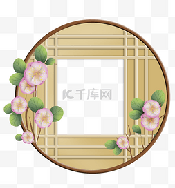 大鱼海棠动图图片_春天日本风窗格和樱花