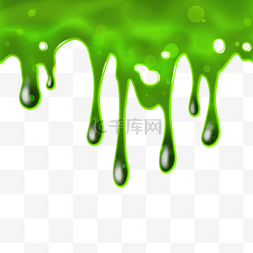 绿色毒药图片_万圣节液体药水元素