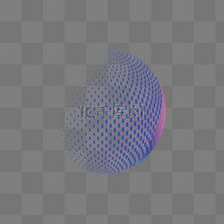 数字科技感元素图片_科技球面3D风