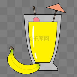 杯装香蕉饮料