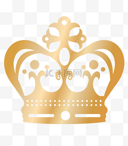 欧式金色皇冠图标