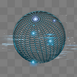 3d线条球体图片_科学信息技术立体球形装饰