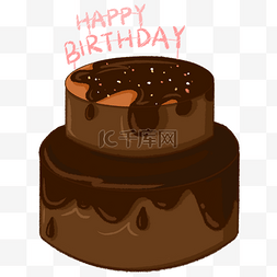 甜品生日蛋糕巧克力双层蛋糕