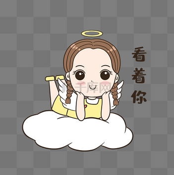 看着表情包设计素材-看着表情包模板设计-海报图片下载-千库网