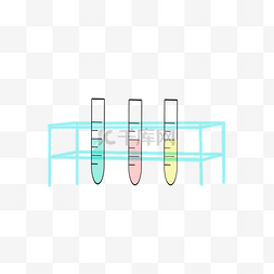 产品实物轩尼诗酒图片_实验器材蓝色实物生物试管