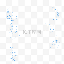 水花喷溅飞溅漂浮装饰