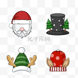 圣诞节装饰创意帽子