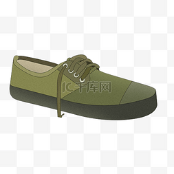绿色国货鞋