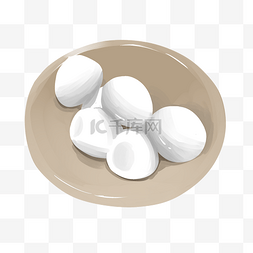 食物食材手绘图片_食物食材鹌鹑蛋