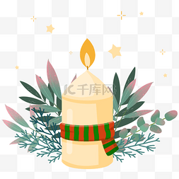 米色植物图片_advent米色圣诞节蜡烛
