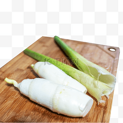 剥皮的蔬菜图片_菜板上的芦笋