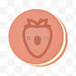 马卡龙清新糖果色水果图标