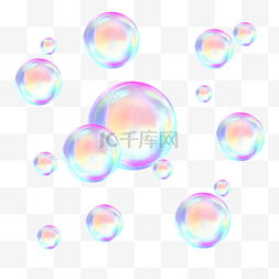 气体图片_bubble多彩泡泡气体