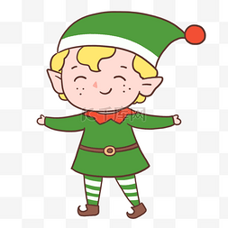 乖巧可爱elf clipart