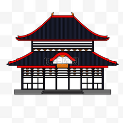 日本平面寺庙建筑