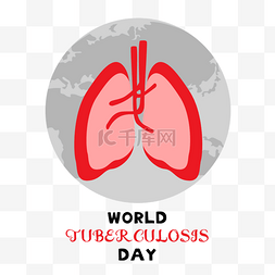 简洁手绘world tuberculosis day