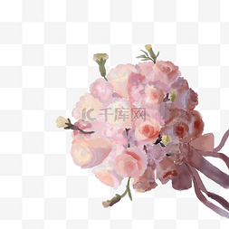 粉色玫瑰花