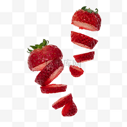 切片图片_切片草莓