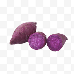 新食品图片_新鲜紫薯