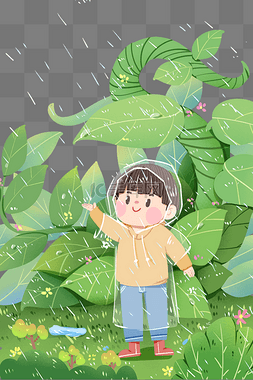 雨水小雨春季清明二十四节气