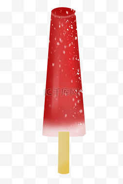 红色冰淇淋图片_美味红色冰淇淋