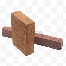 两块木质木头