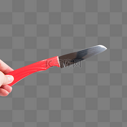 红色水果刀锋利刀锋厨具精美
